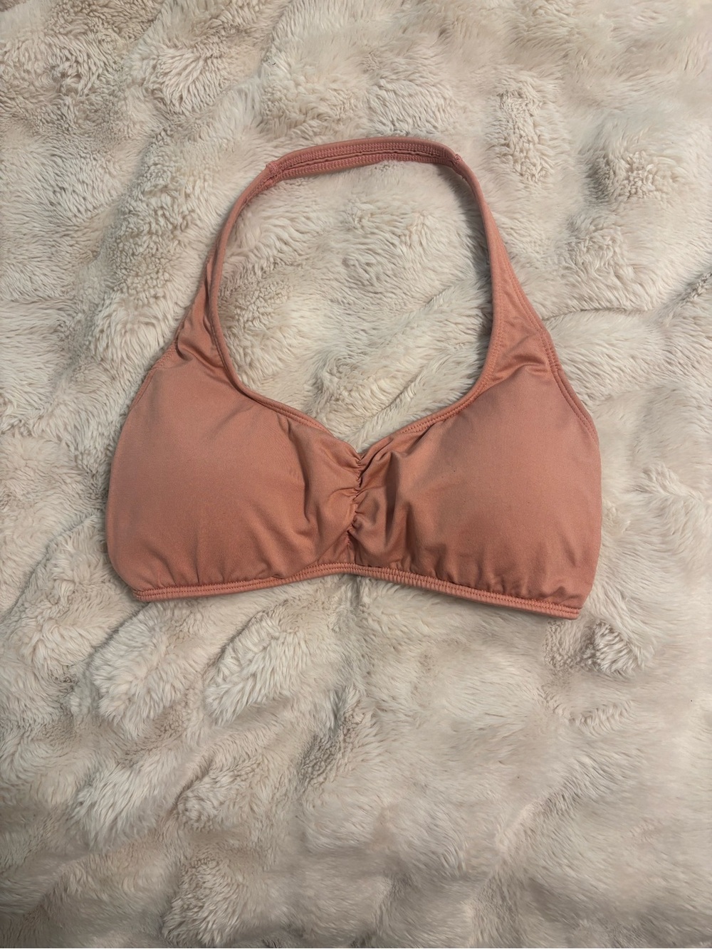Halter Bralette in Dusty Peach